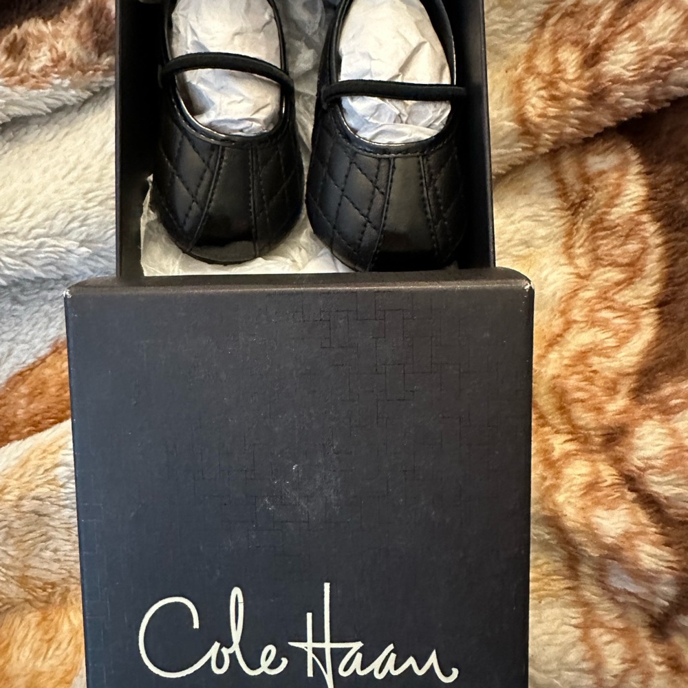 New! 1st Pair!Cole Haan Black Kids Shoes